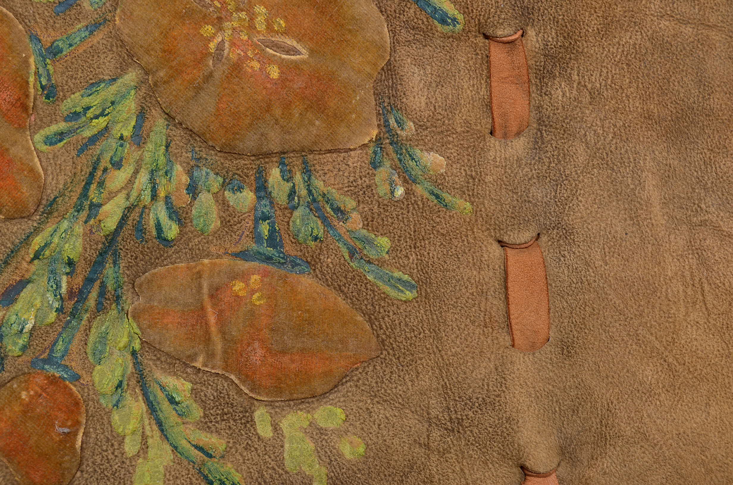 Vintage "California" Leather Artwork