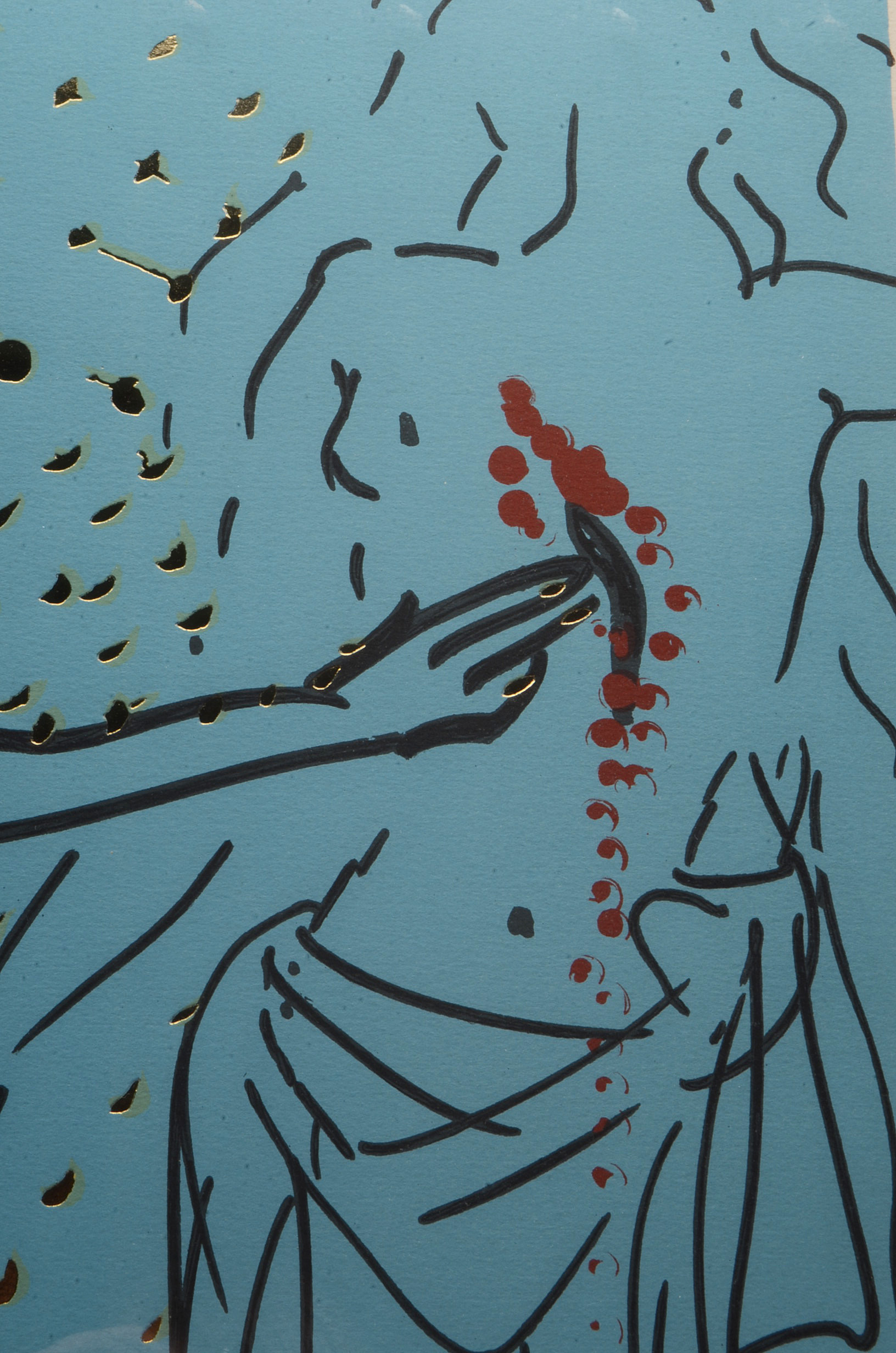 Salvador Dalí Original Lithograph "Thomas" from "The Twelve Apostles"