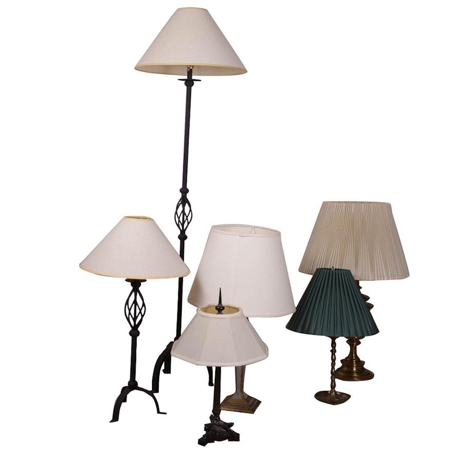 Assortment of Table and Floor Lamps