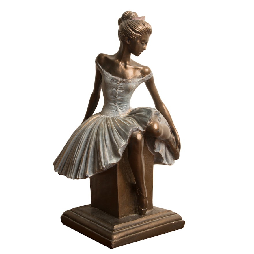 Sergey Eylanbekov Ballerina Reproduction Sculpture by Alva Studios after Edgar Degas