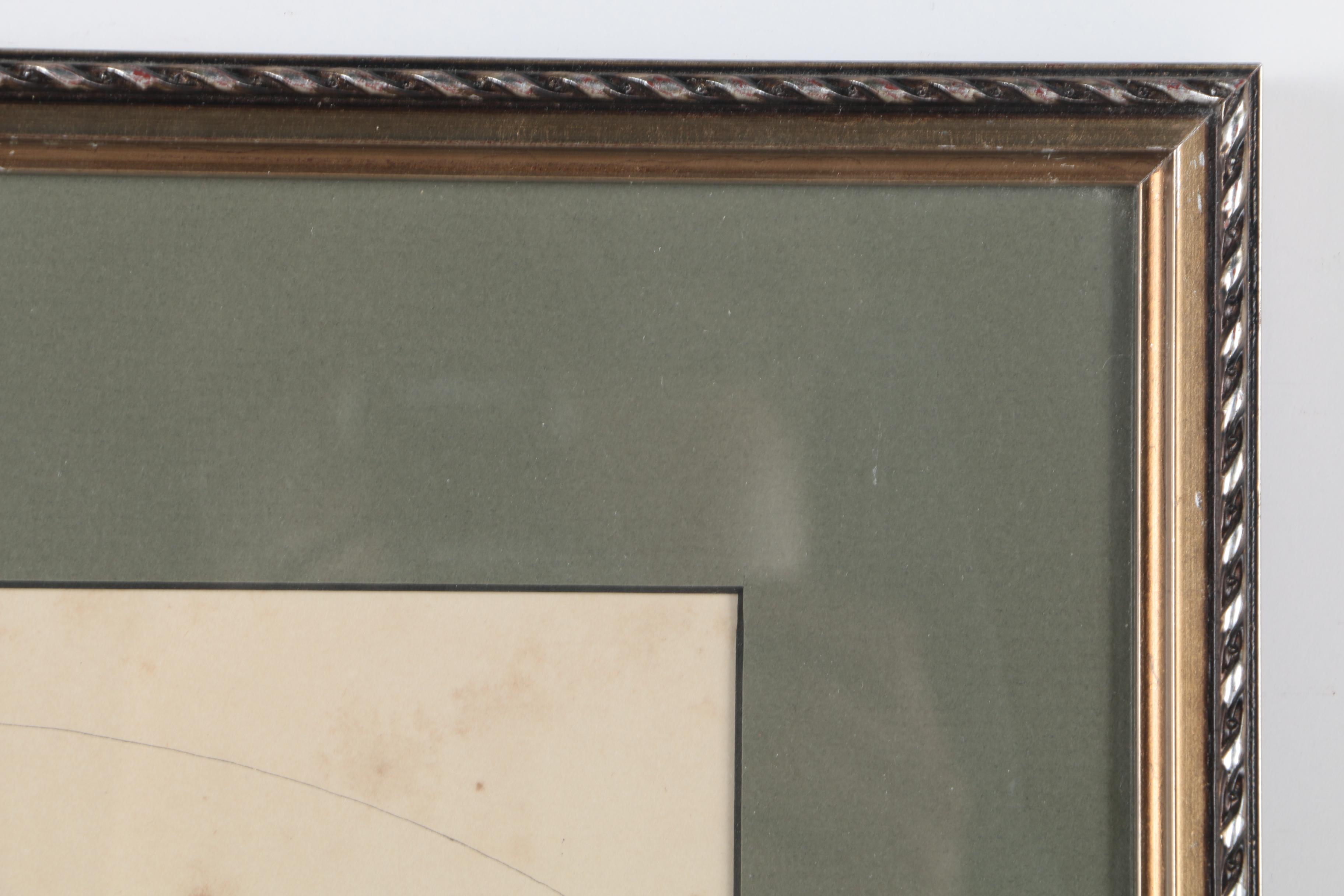 Pair of Framed Antique Lithographs After Drawings by Felix Octavius Carr Darley