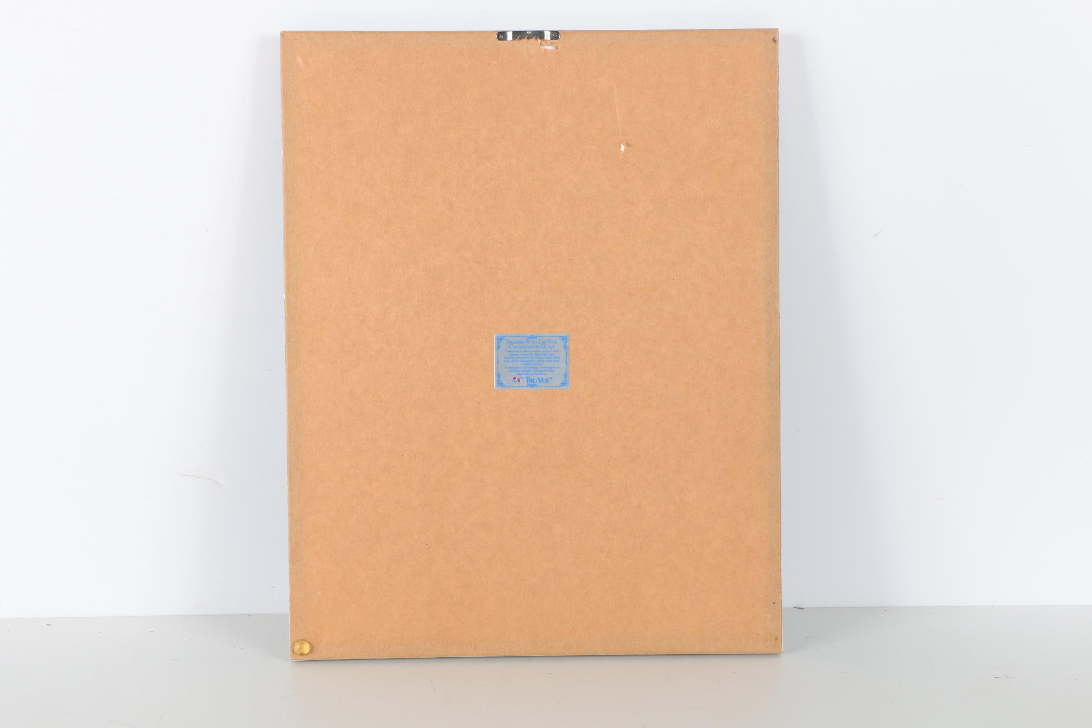 Pair of Framed Antique Lithographs After Drawings by Felix Octavius Carr Darley