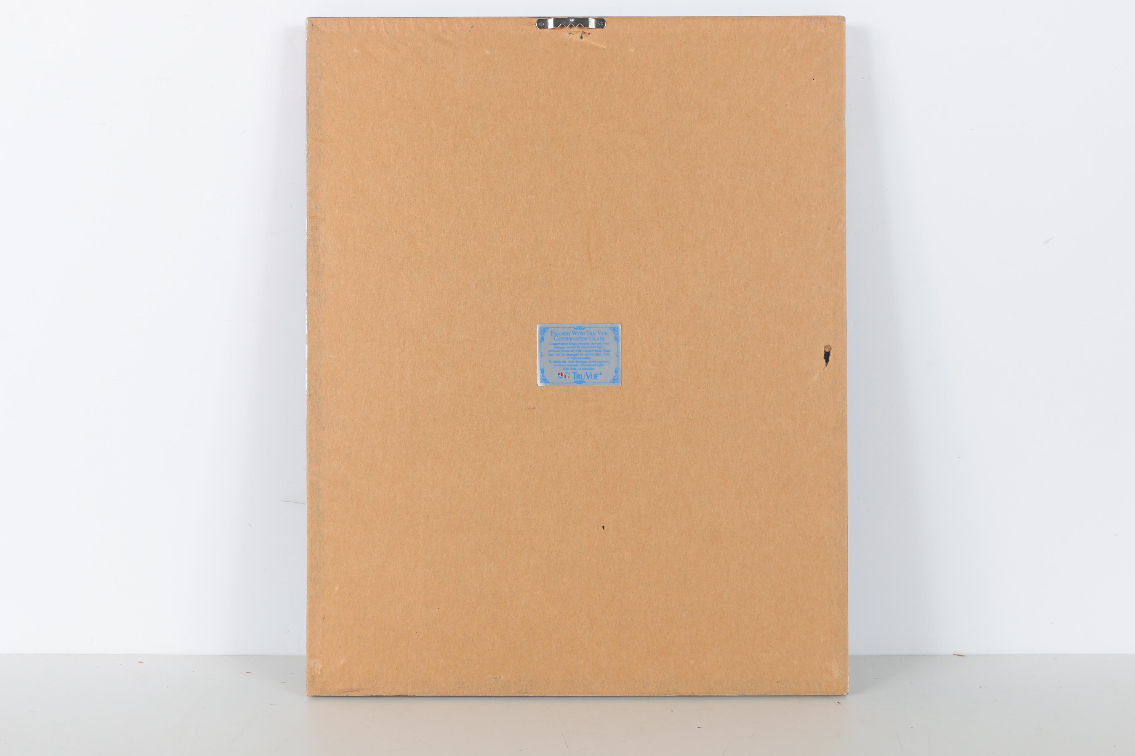 Pair of Framed Antique Lithographs After Drawings by Felix Octavius Carr Darley