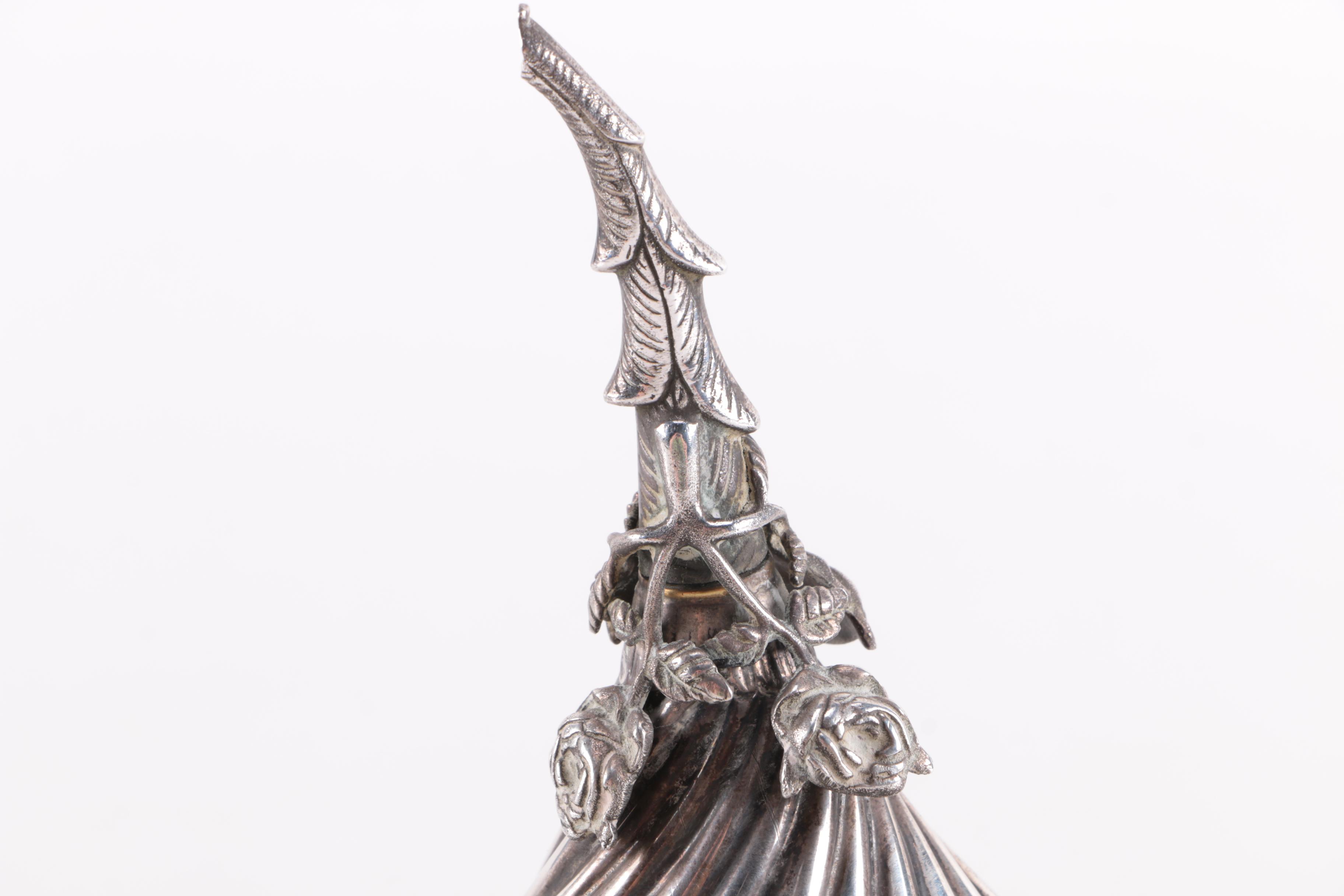 Turkish Balci Coin Silver Rose Water and Oil Dispensers