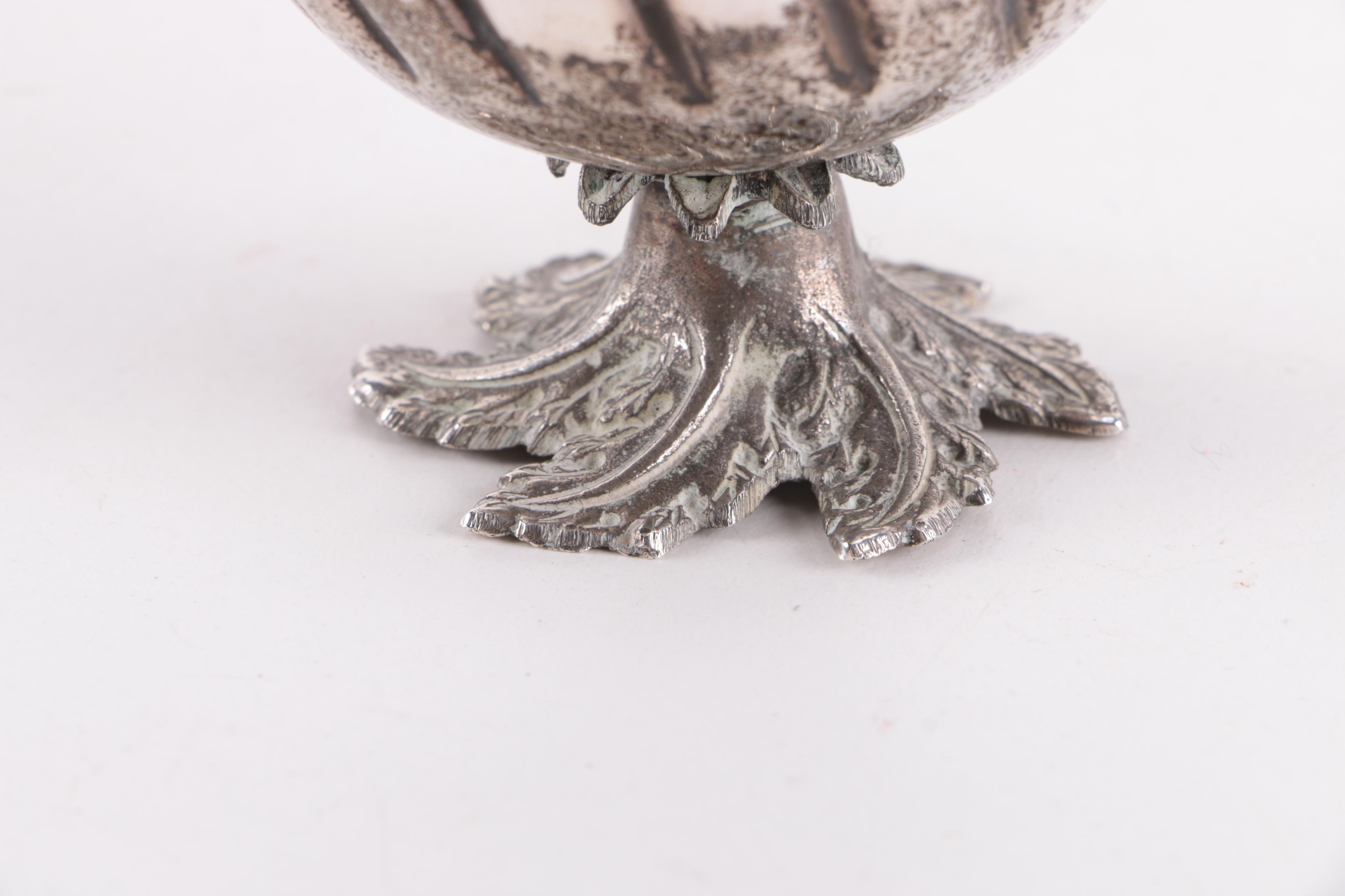 Turkish Balci Coin Silver Rose Water and Oil Dispensers