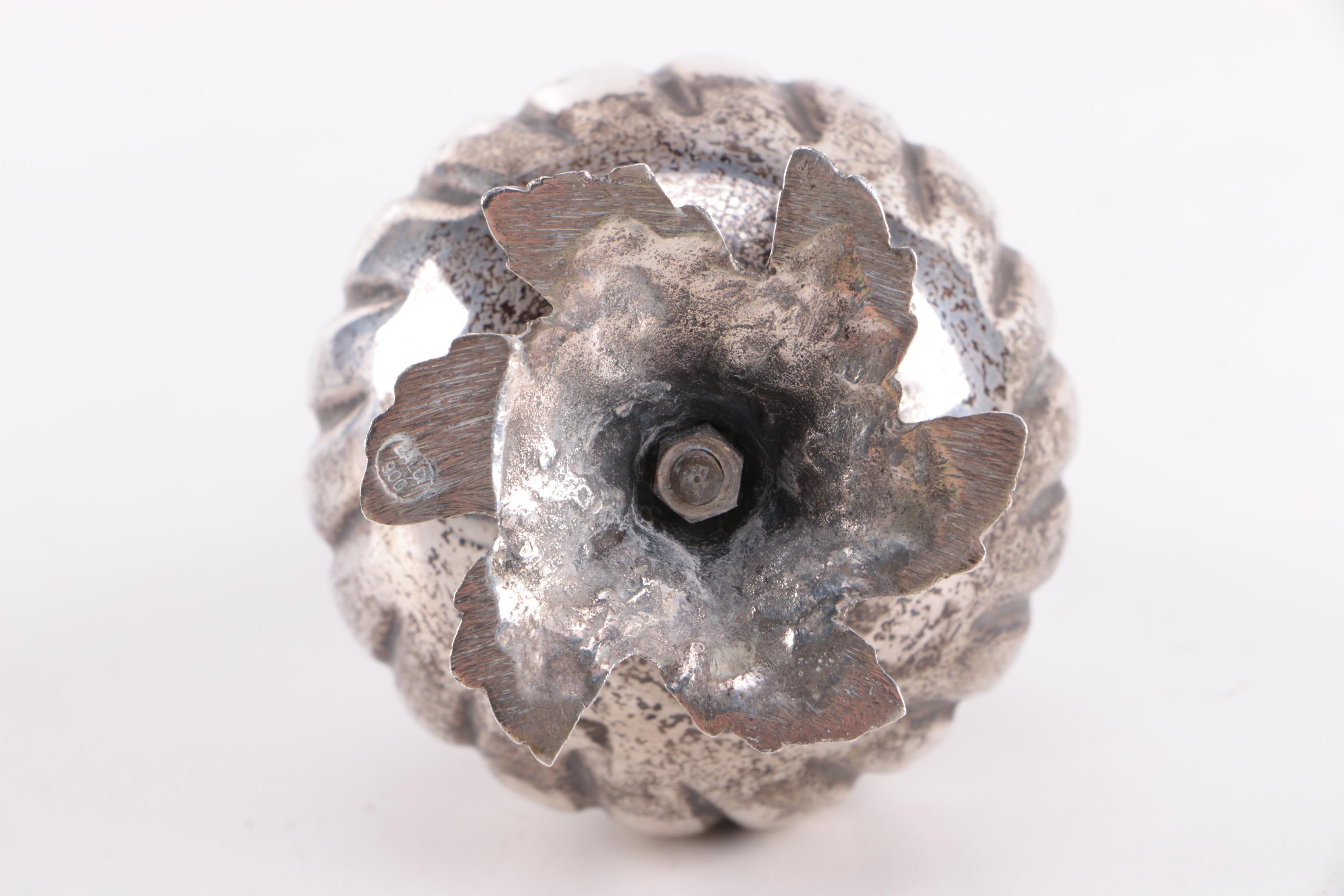 Turkish Balci Coin Silver Rose Water and Oil Dispensers