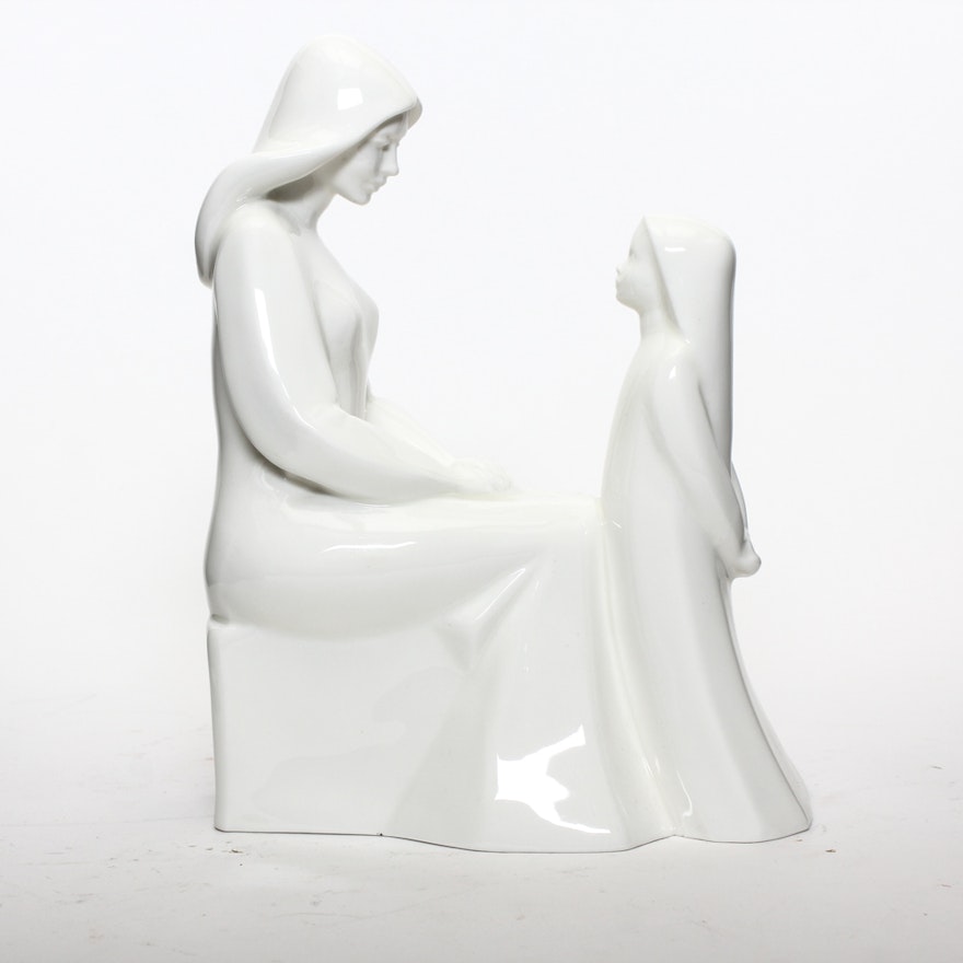 Royal Doulton Mother and Daughter Statue