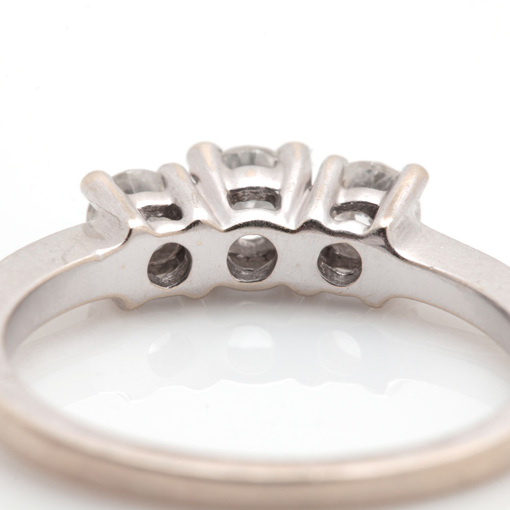 Todisco Jewelry 10K White Gold Diamond Ring