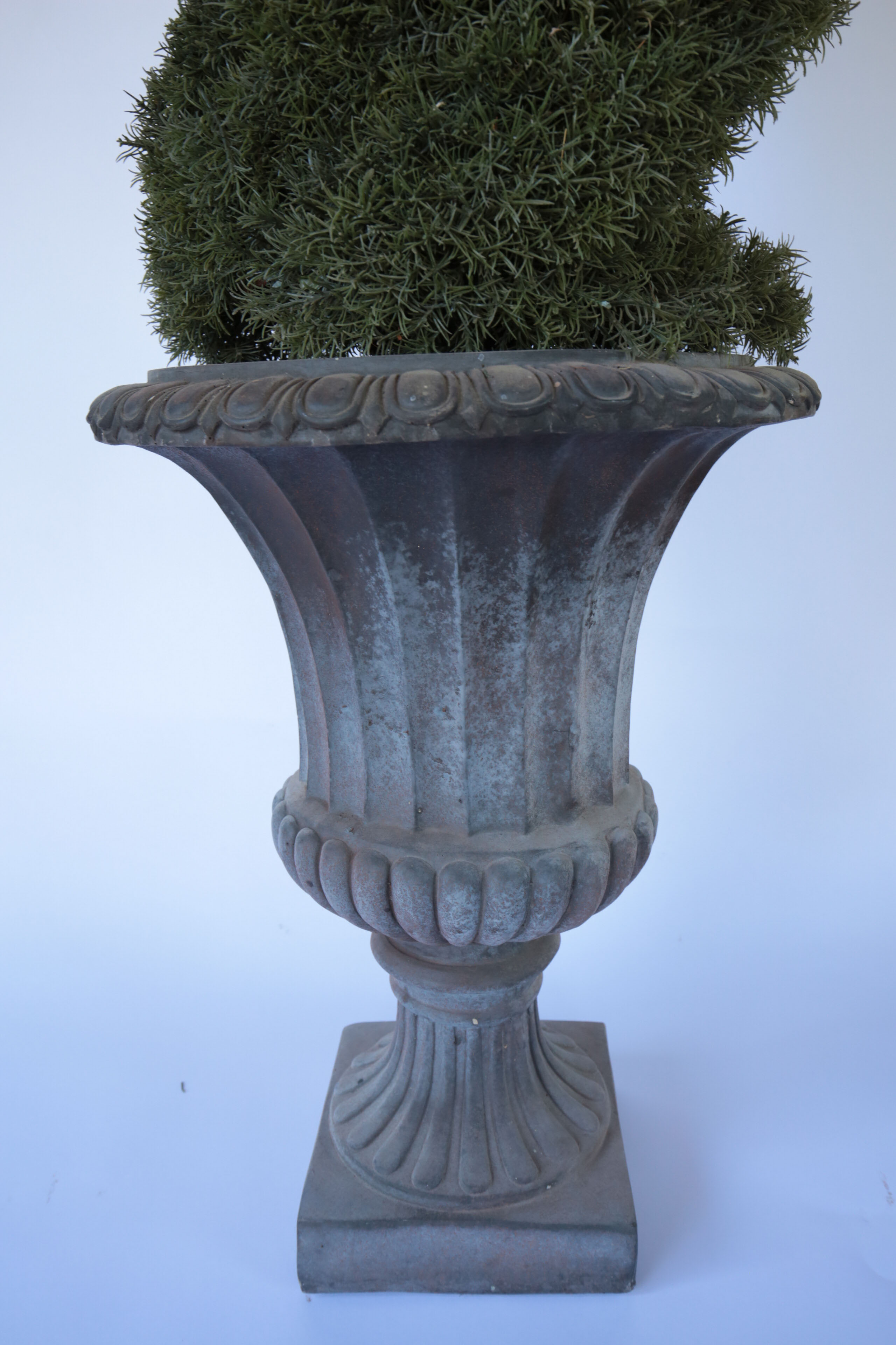 Pair of Faux Topiary Trees in Pots