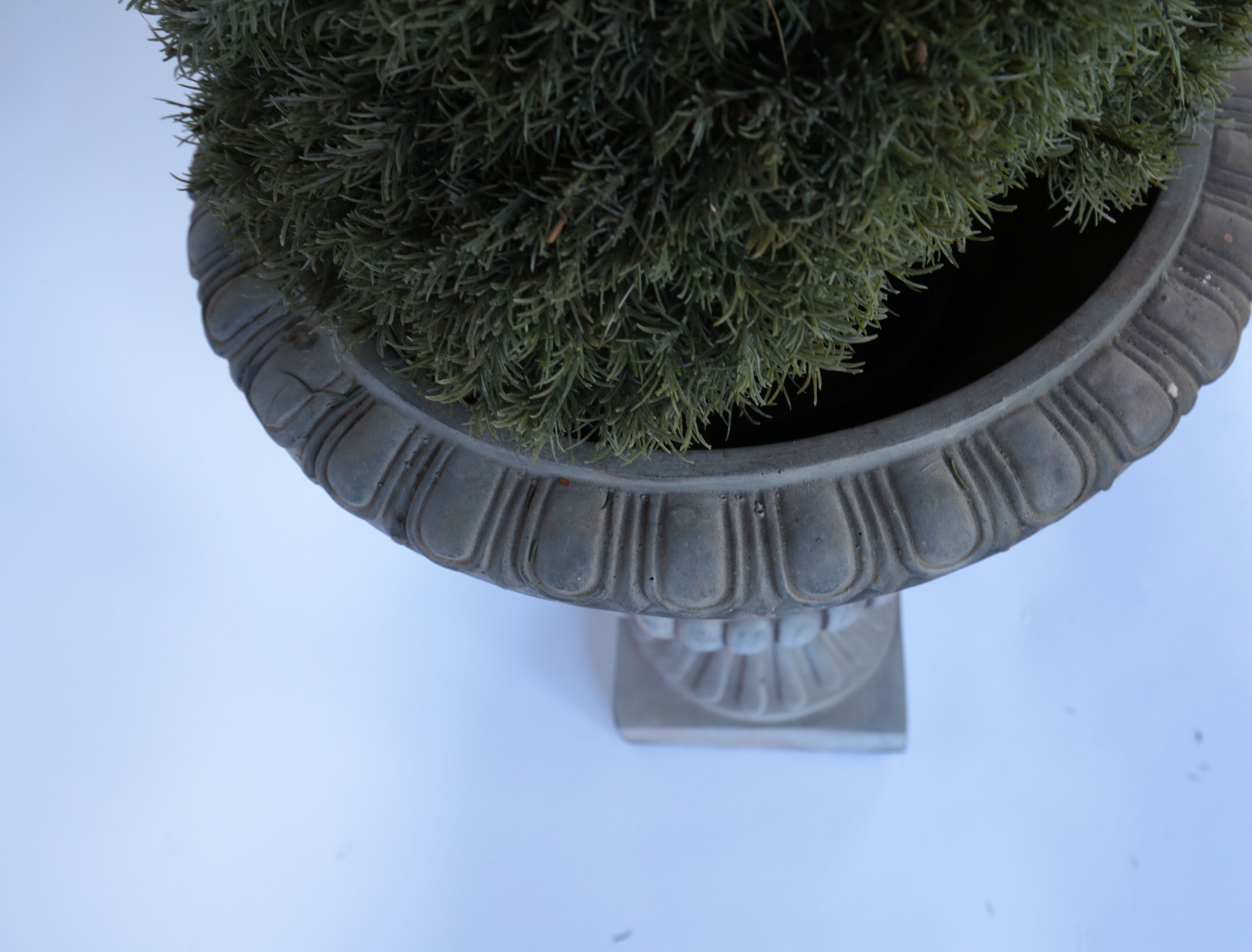 Pair of Faux Topiary Trees in Pots