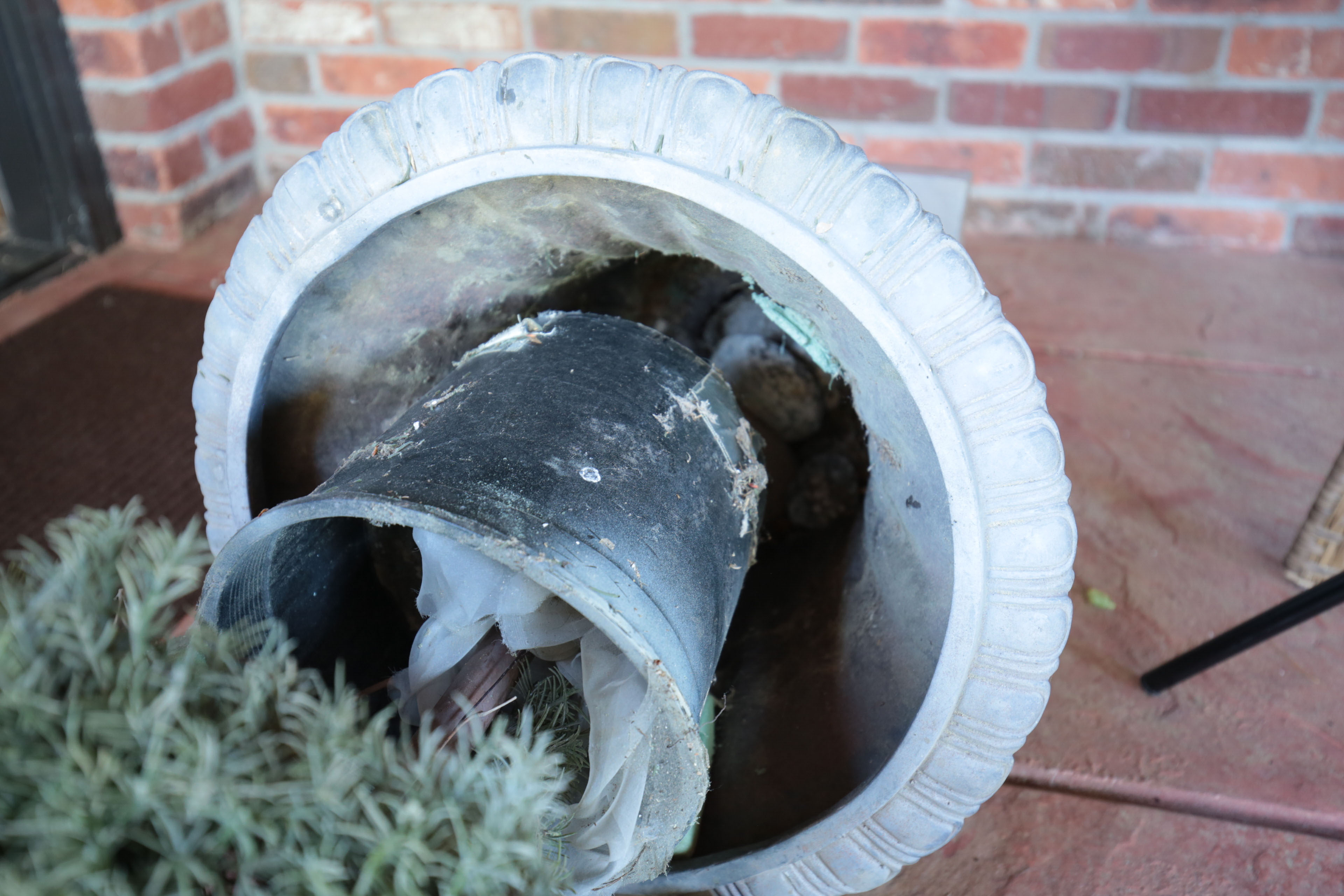 Pair of Faux Topiary Trees in Pots