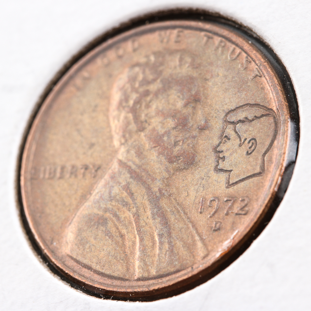 1972-D "Kennedy Head" Lincoln Cent
