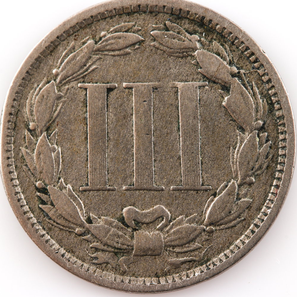 1867 Three Cent Nickel