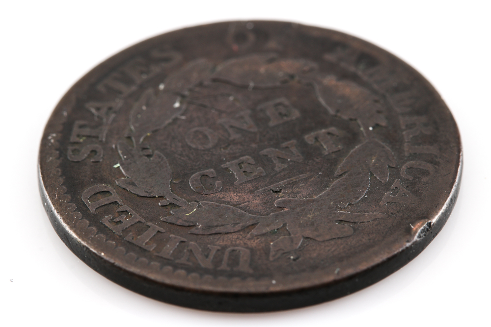 1817 Coronet Hair Cent
