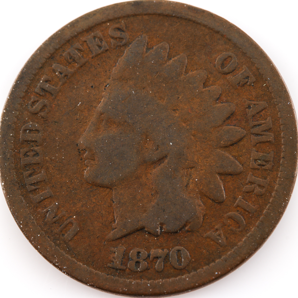 1870 Indian Head Cent