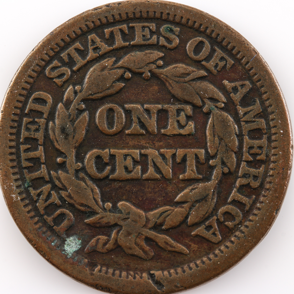 1848 Braided Hair Cent