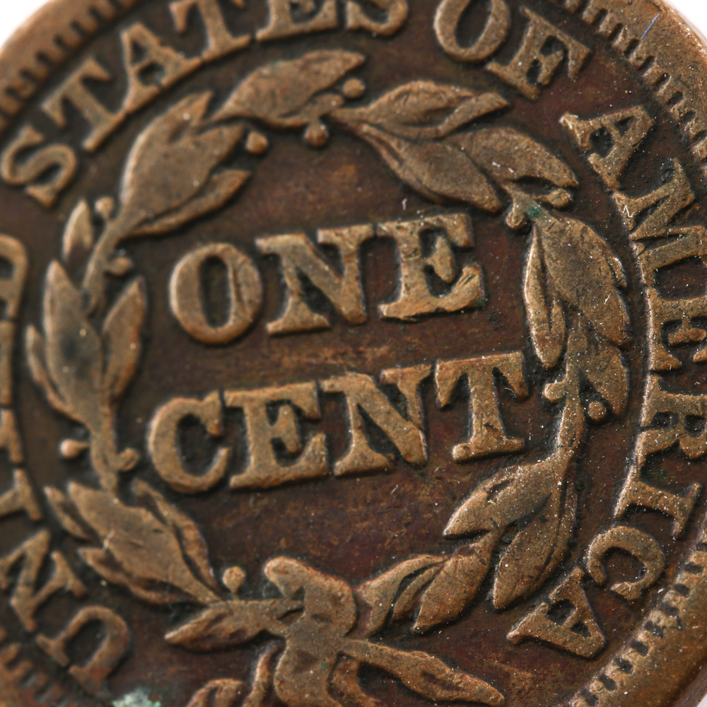 1848 Braided Hair Cent