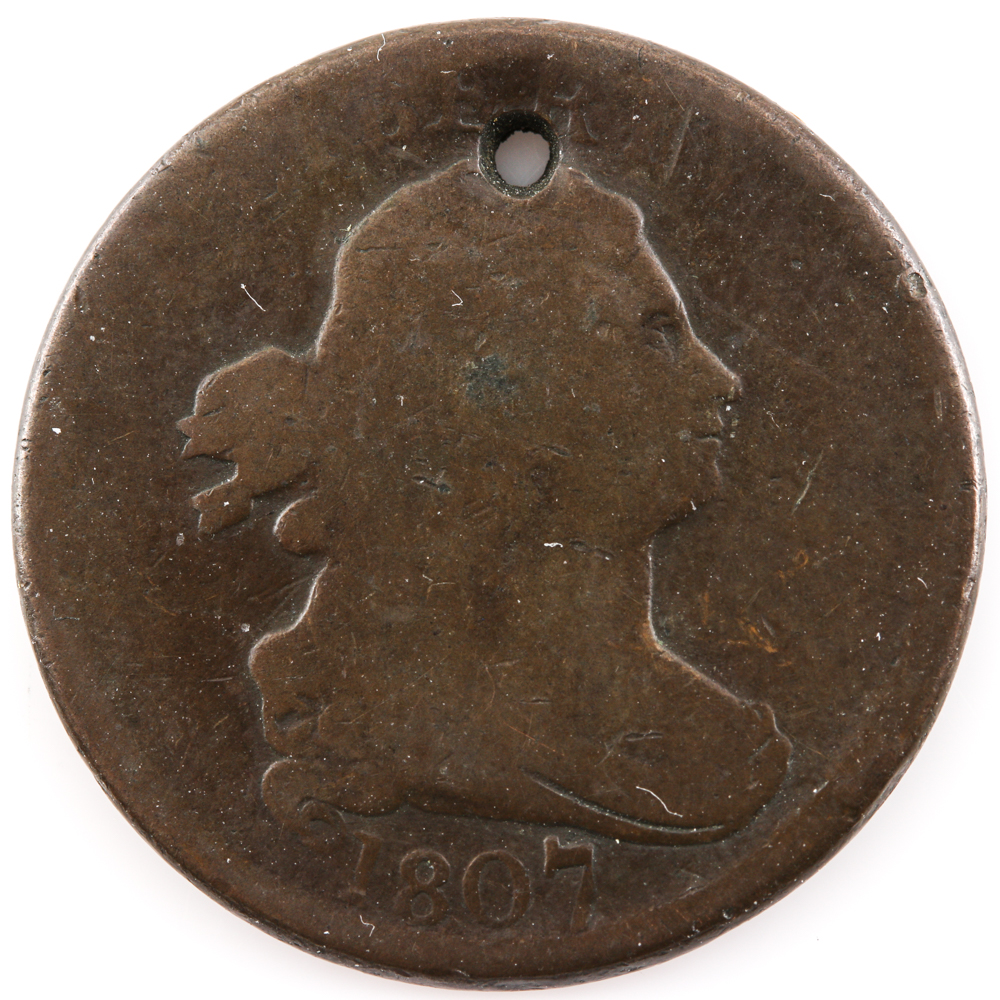 1807 Draped Bust Half Cent