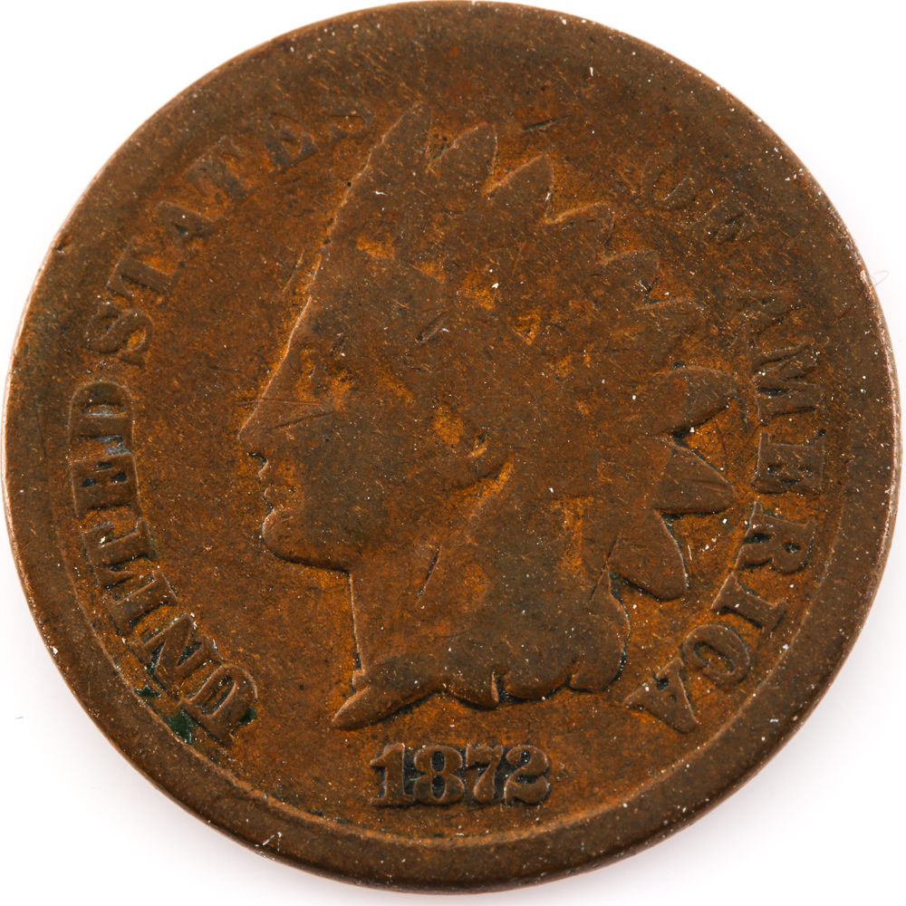 1872 Indian Head Cent