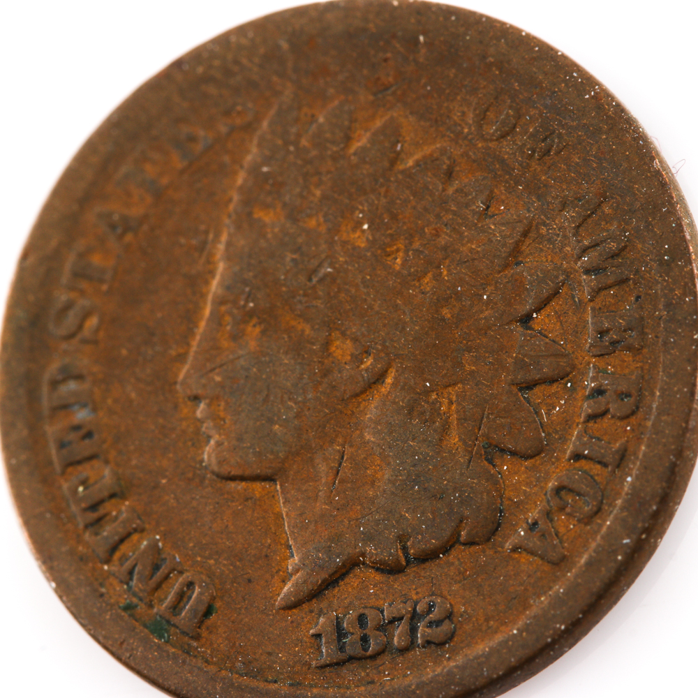 1872 Indian Head Cent