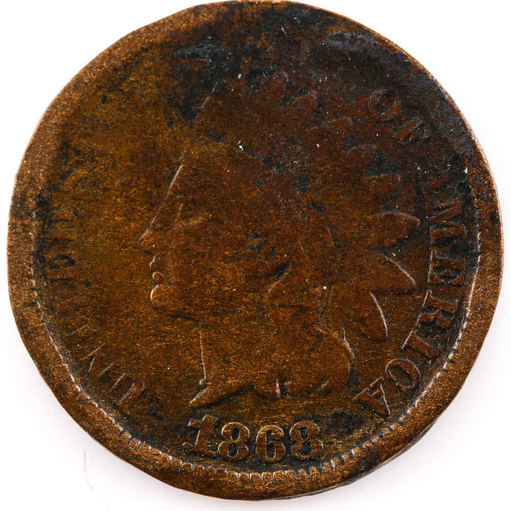 1868 Indian Head Cent