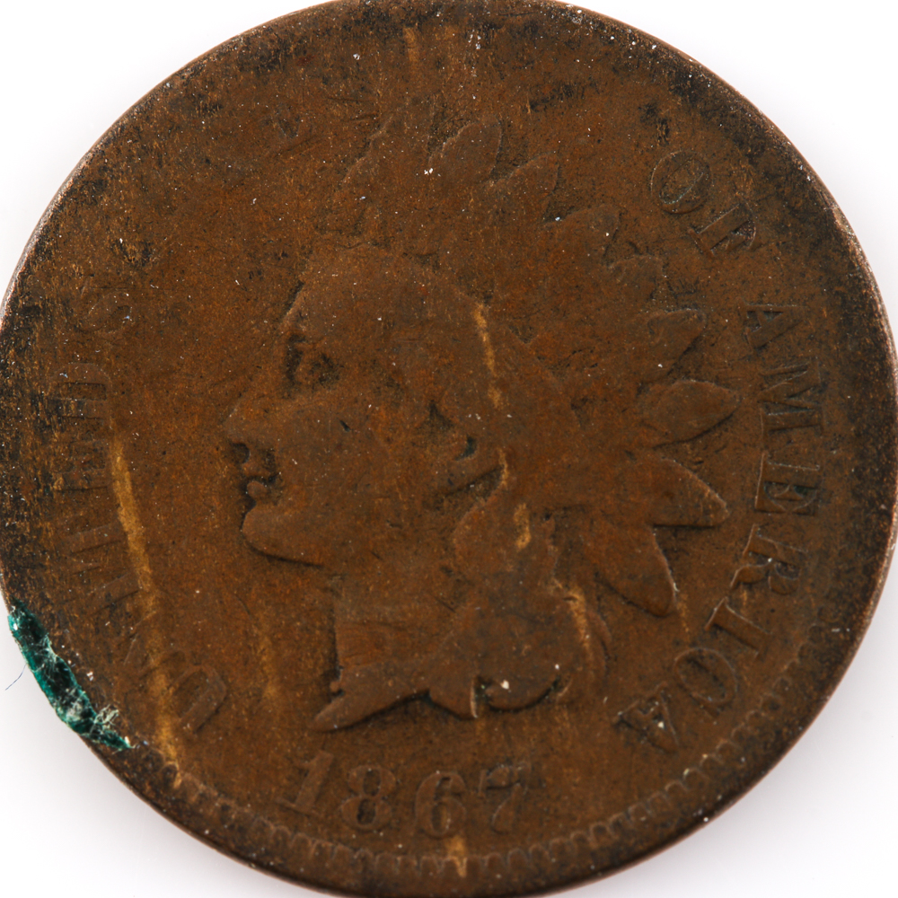 1867 Indian Head Cent