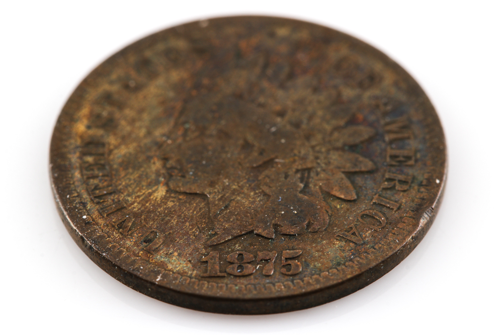 1875 Indian Head Cent