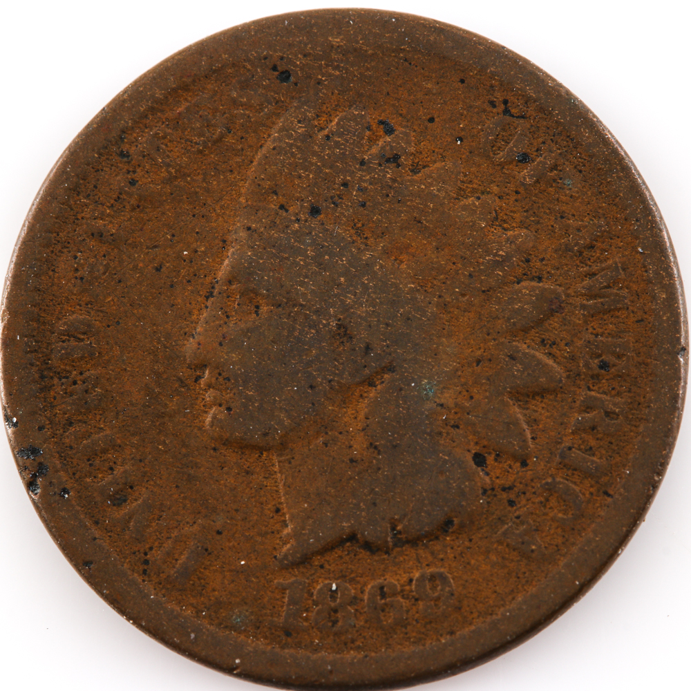 1869 Indian Head Cent