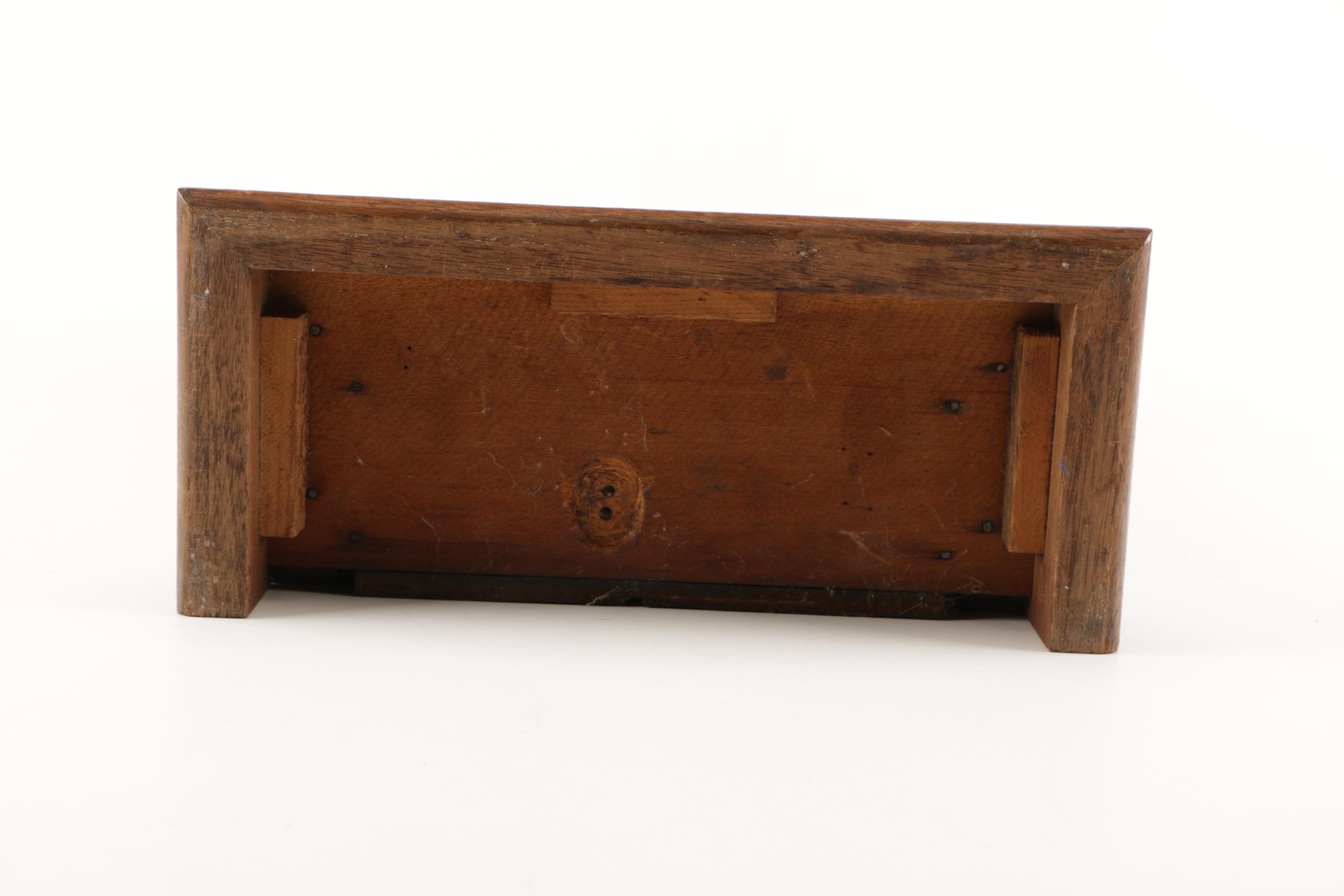 Antique Wooden Mantel Clock