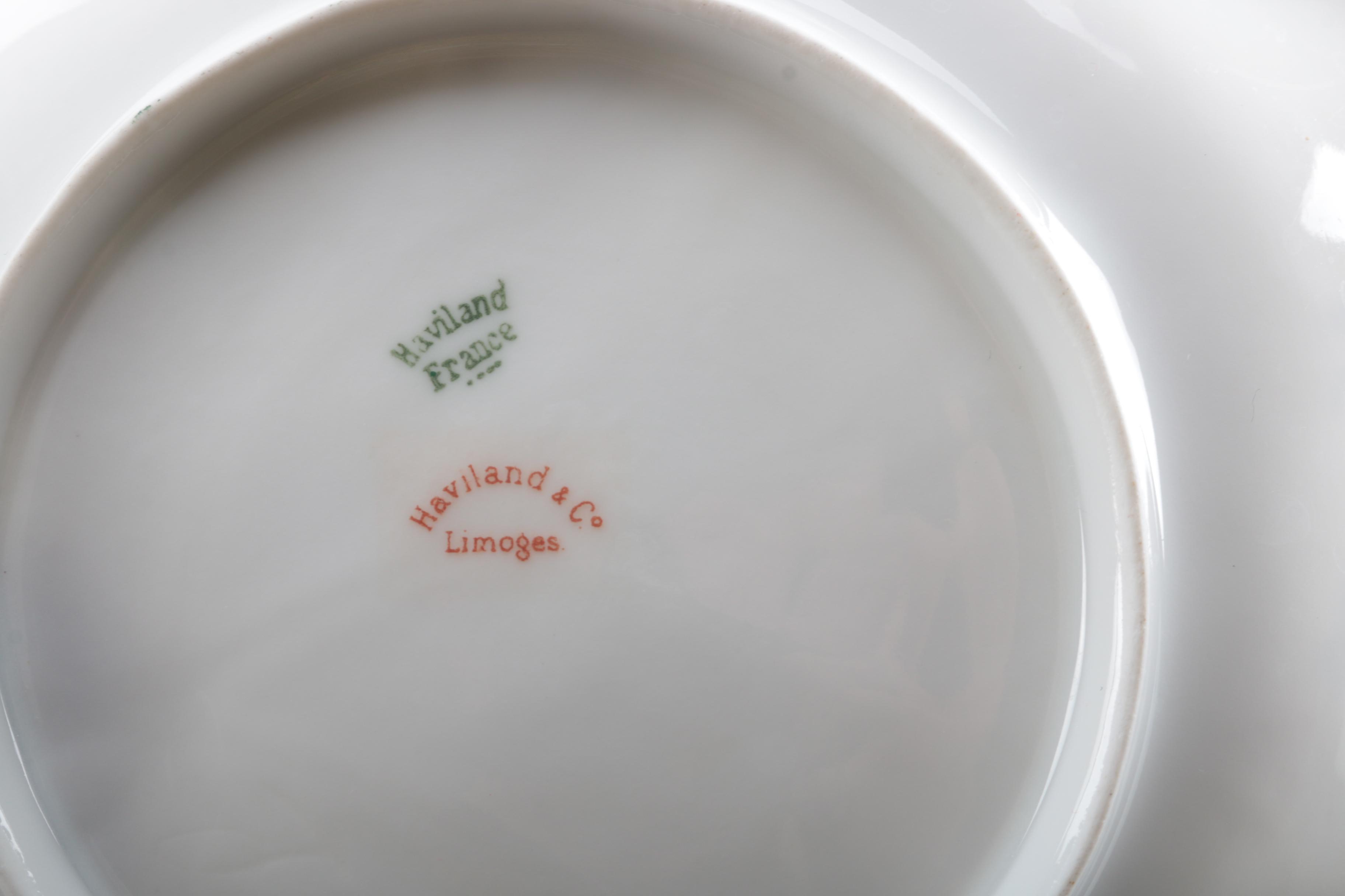 Assorted Haviland Limoges Tableware