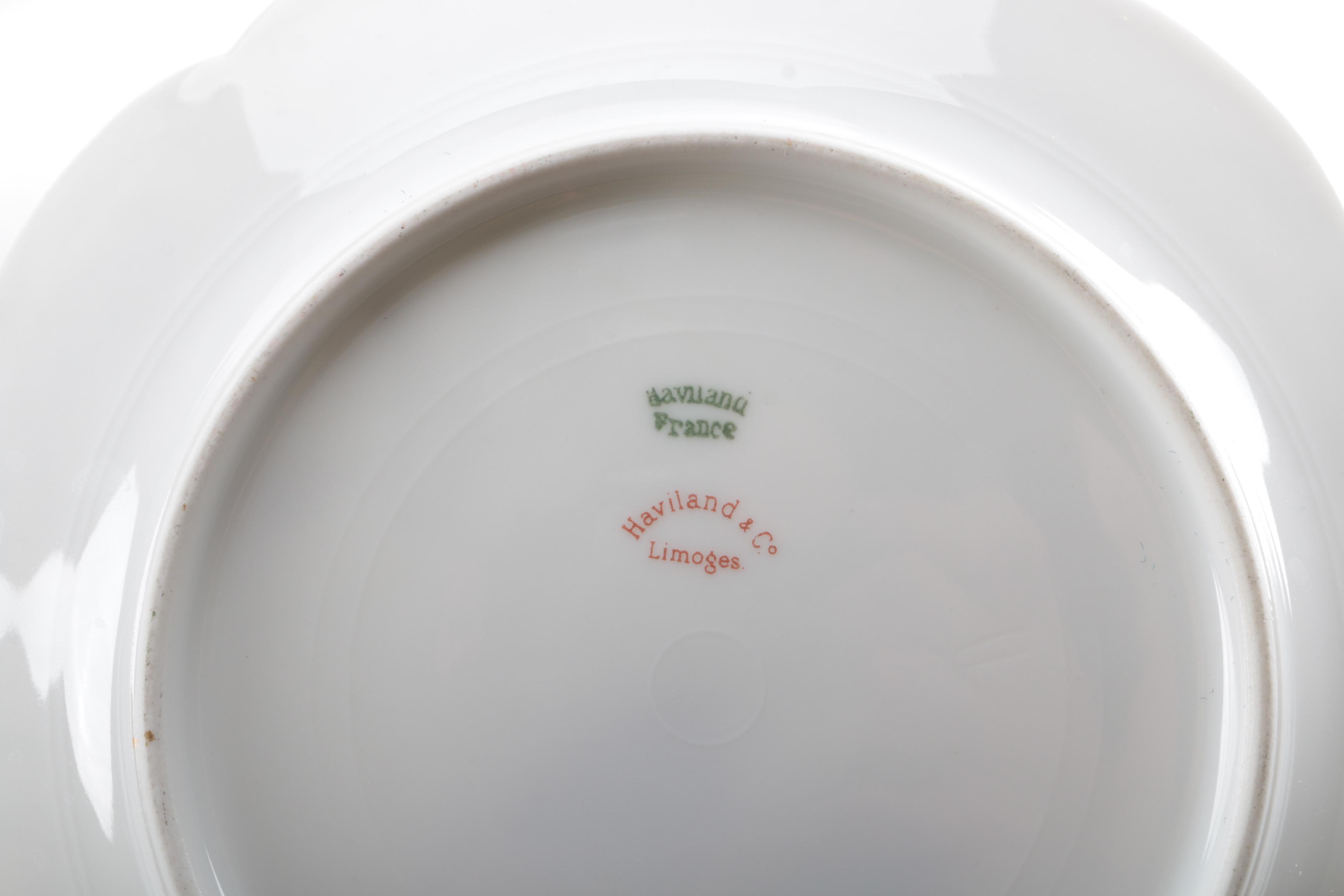 Assorted Haviland Limoges Tableware