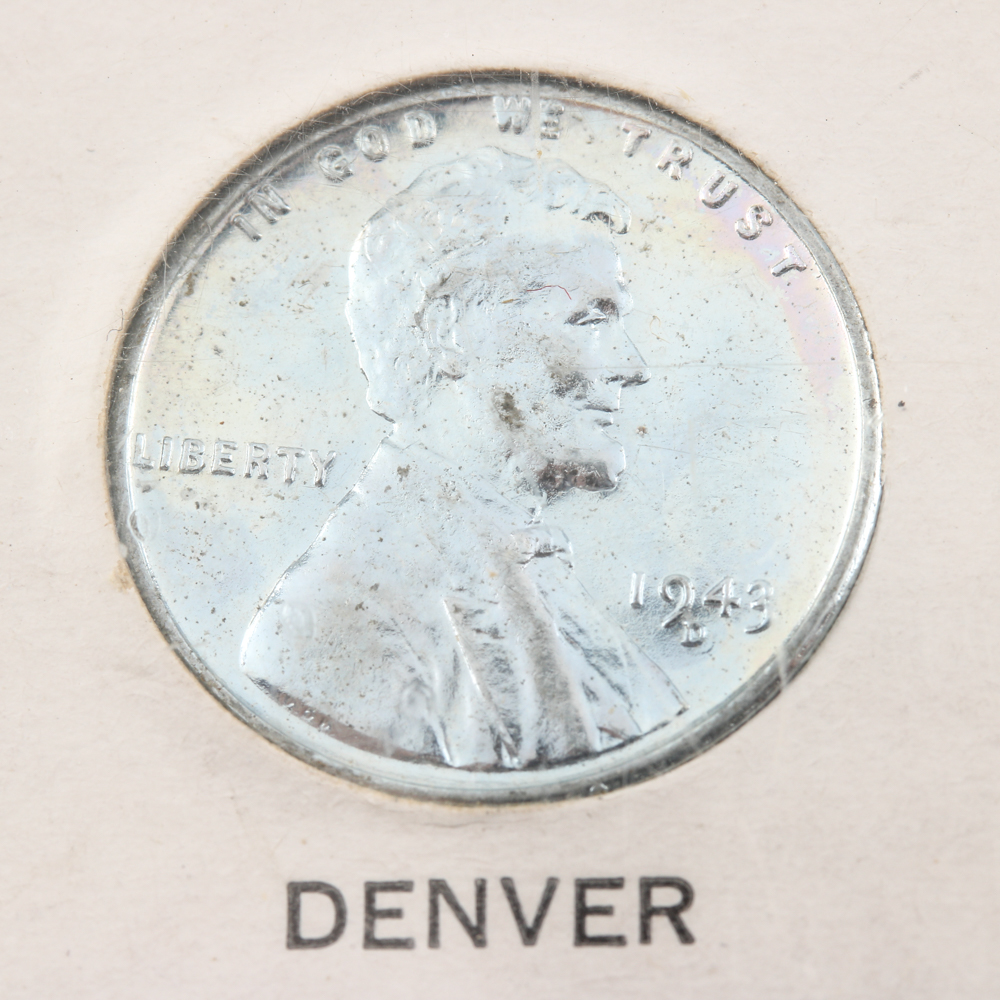 Set of 1943 Lincoln Steel Cents