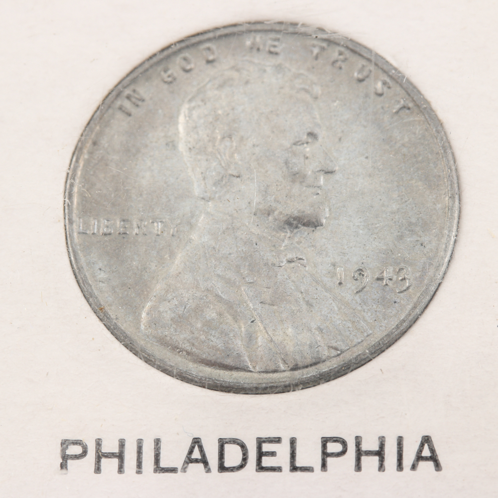 Set of 1943 Lincoln Steel Cents