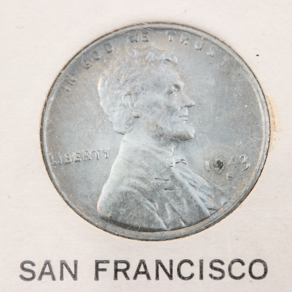 Set of 1943 Lincoln Steel Cents