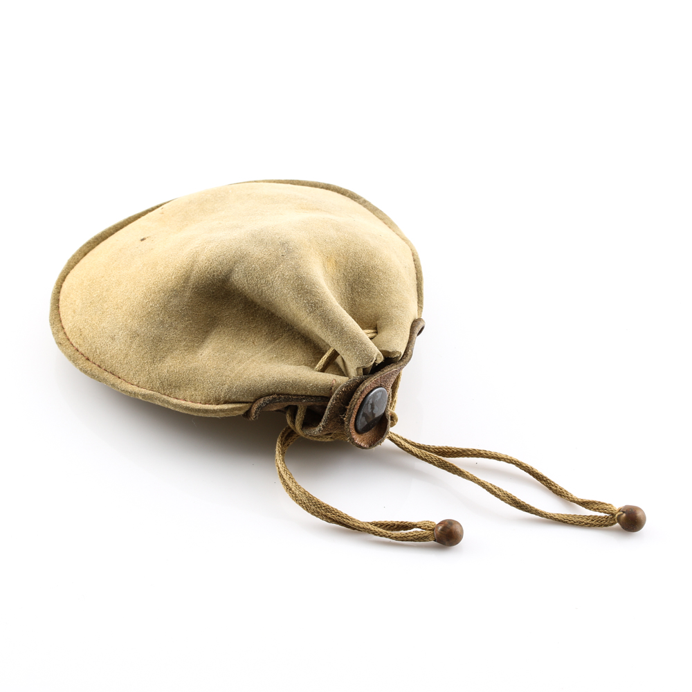 Reproduction Oversized 1877 Indian Head Cent and 1884-S Morgan Dollar With Leather Pouch