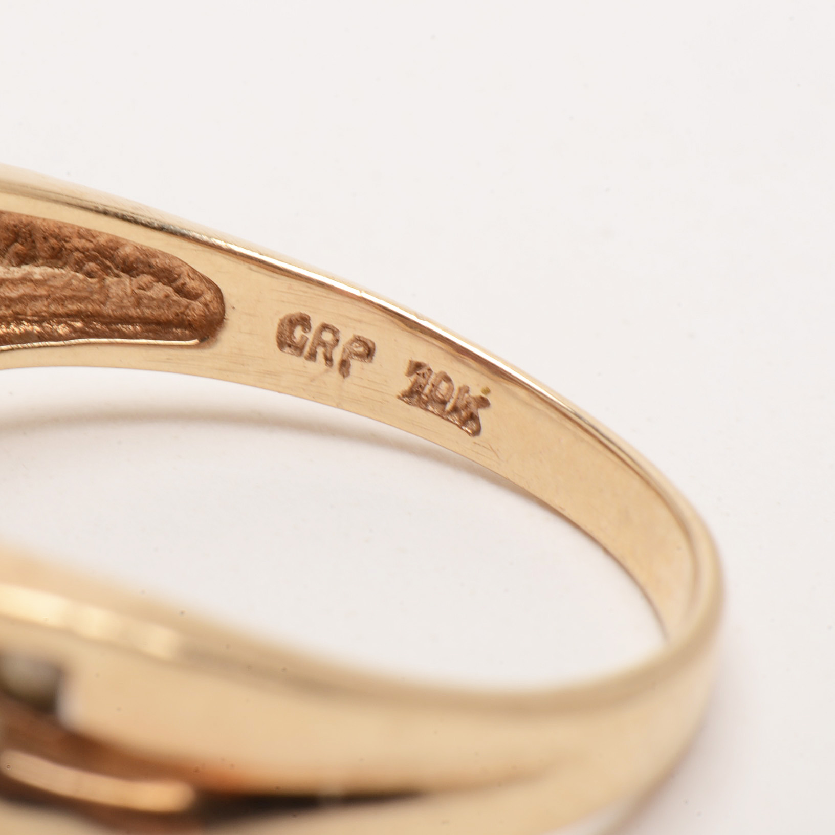 10K Yellow Gold Ruby and Diamond Ring