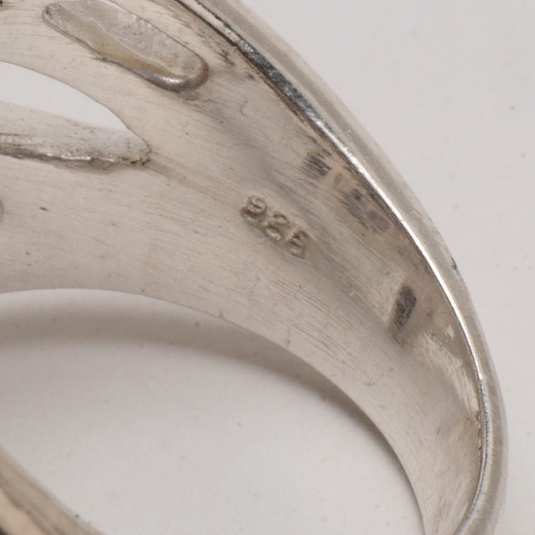 Sterling Rings Featuring Iolite and Amethyst