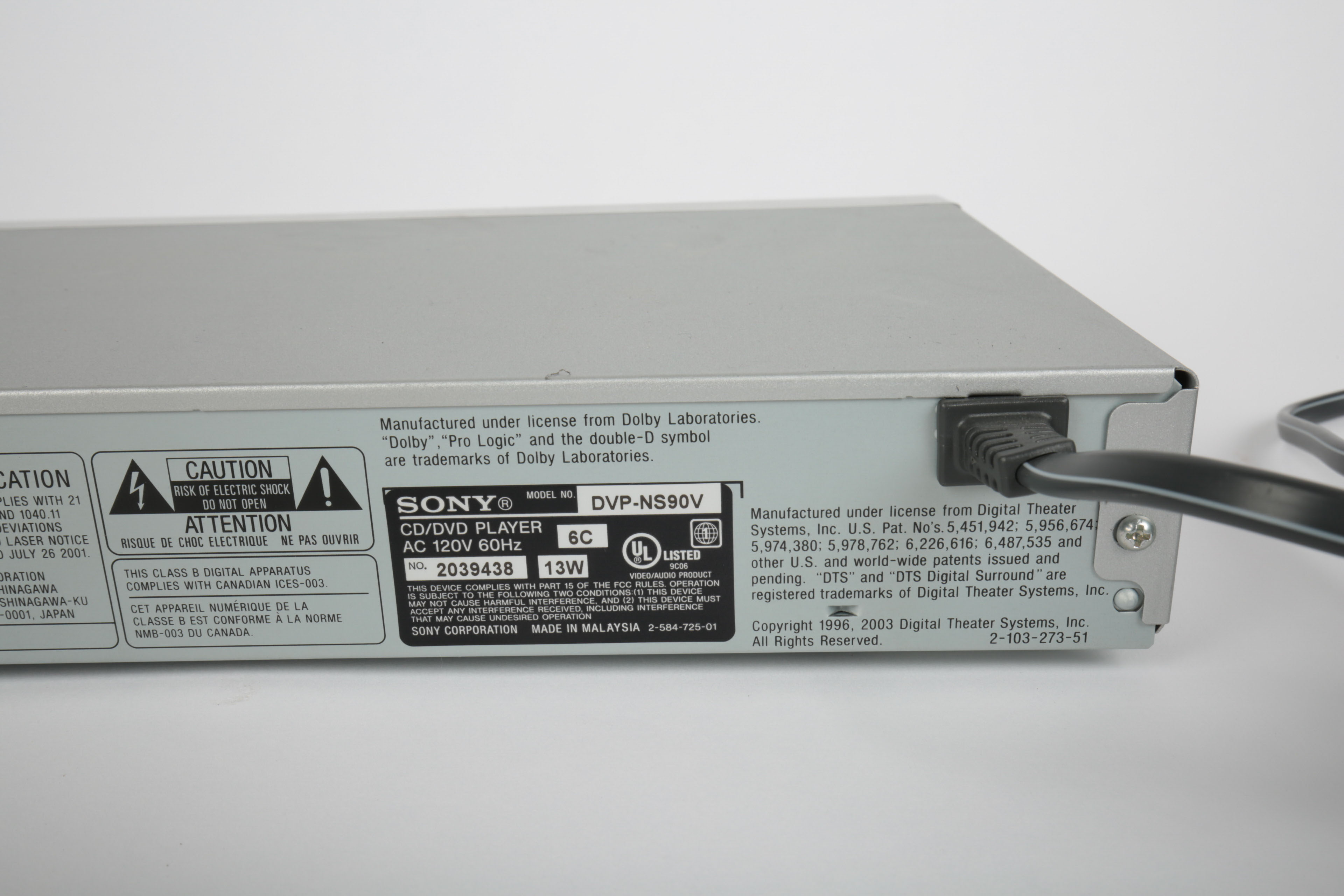 Sony DVD Player and Remote