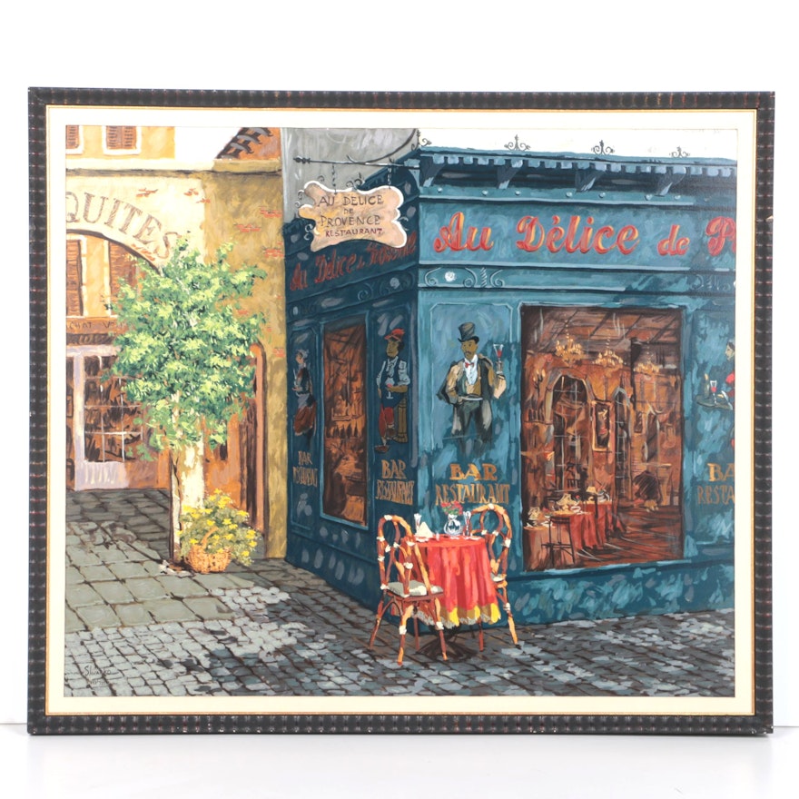 Viktor Shvaiko Limited Edition Serigraph With Oil "Afternoon Shadows"