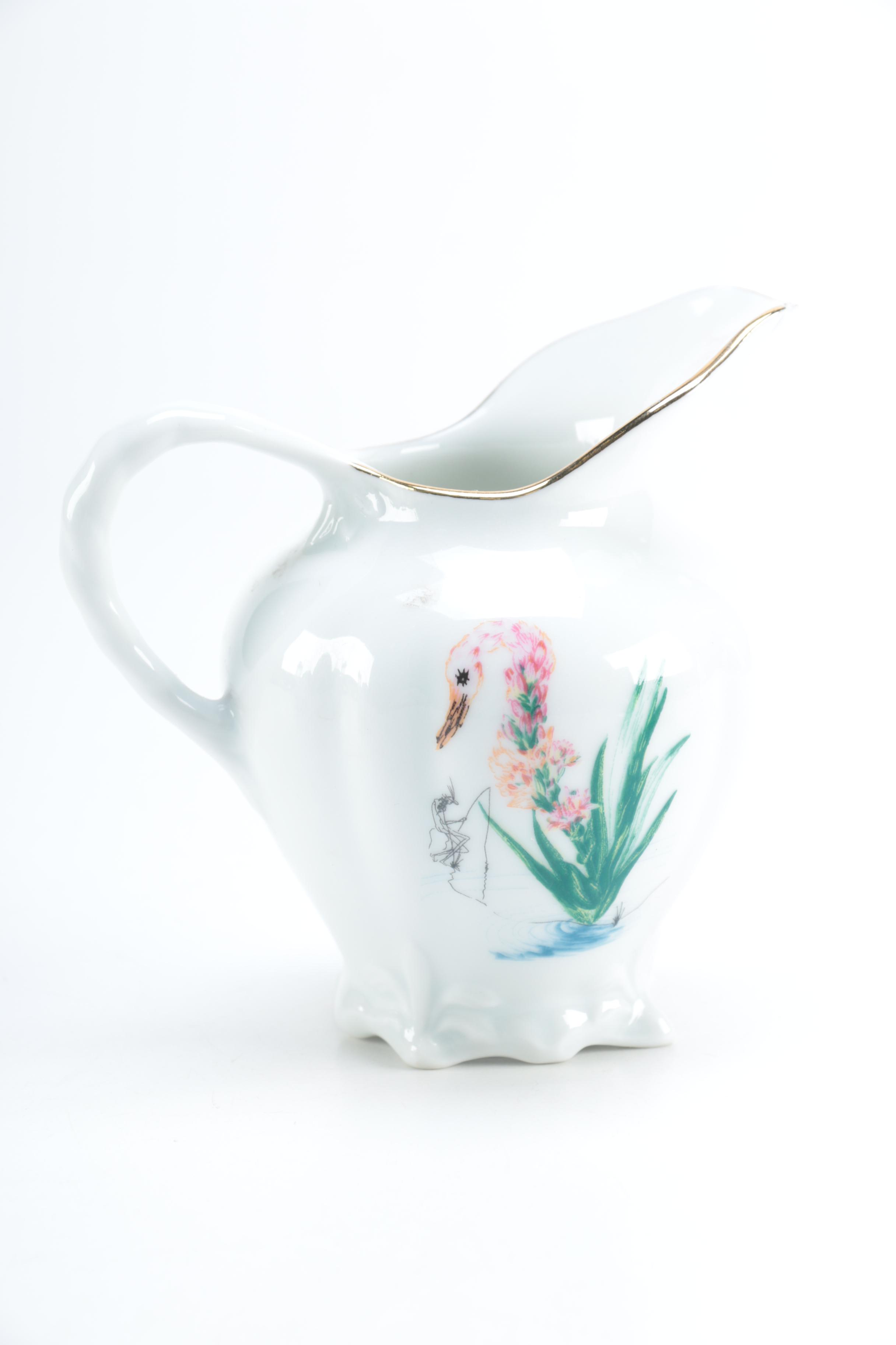 Salvador Dali "The Dali's Flowers" Spanish Porcelain Tableware