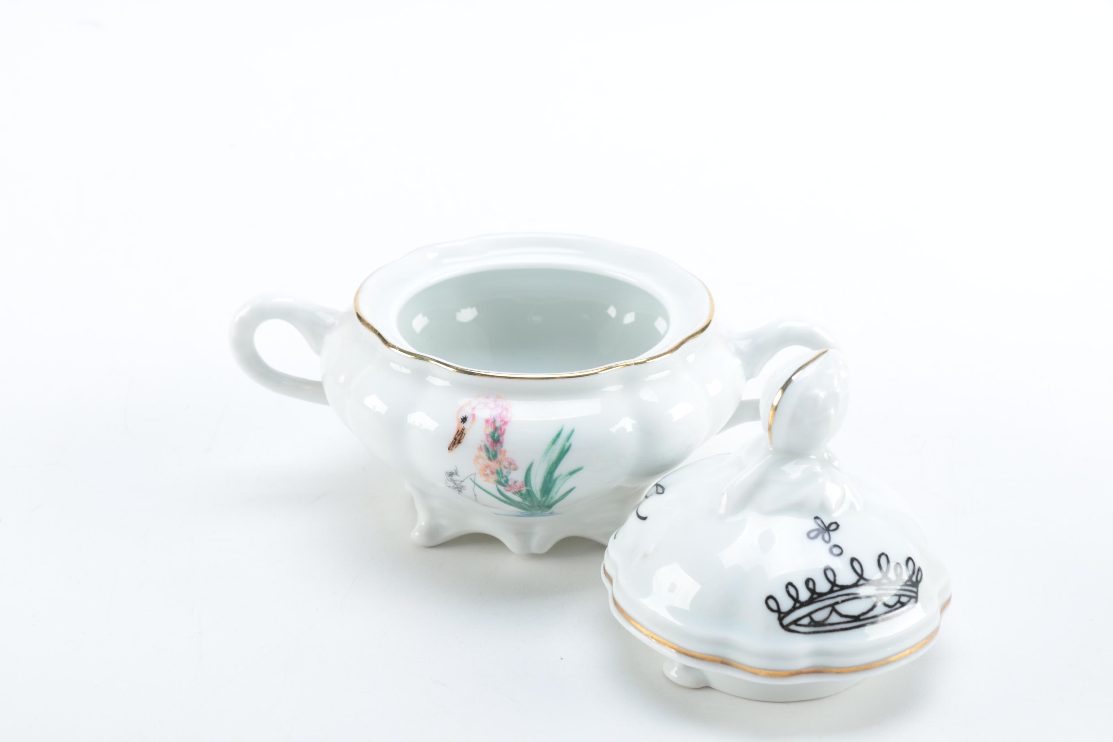 Salvador Dali "The Dali's Flowers" Spanish Porcelain Tableware