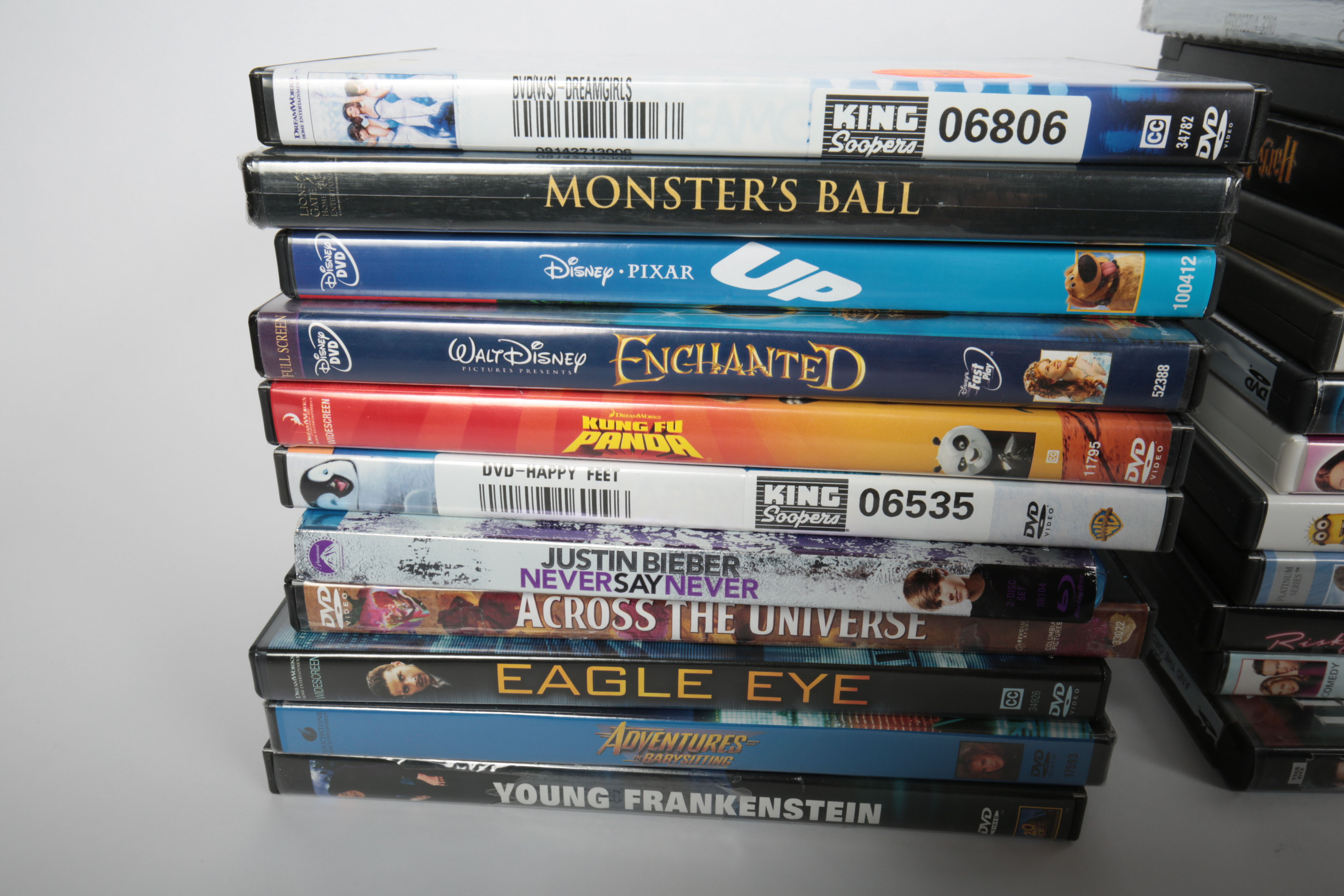 Over 100 Feature Film DVDs