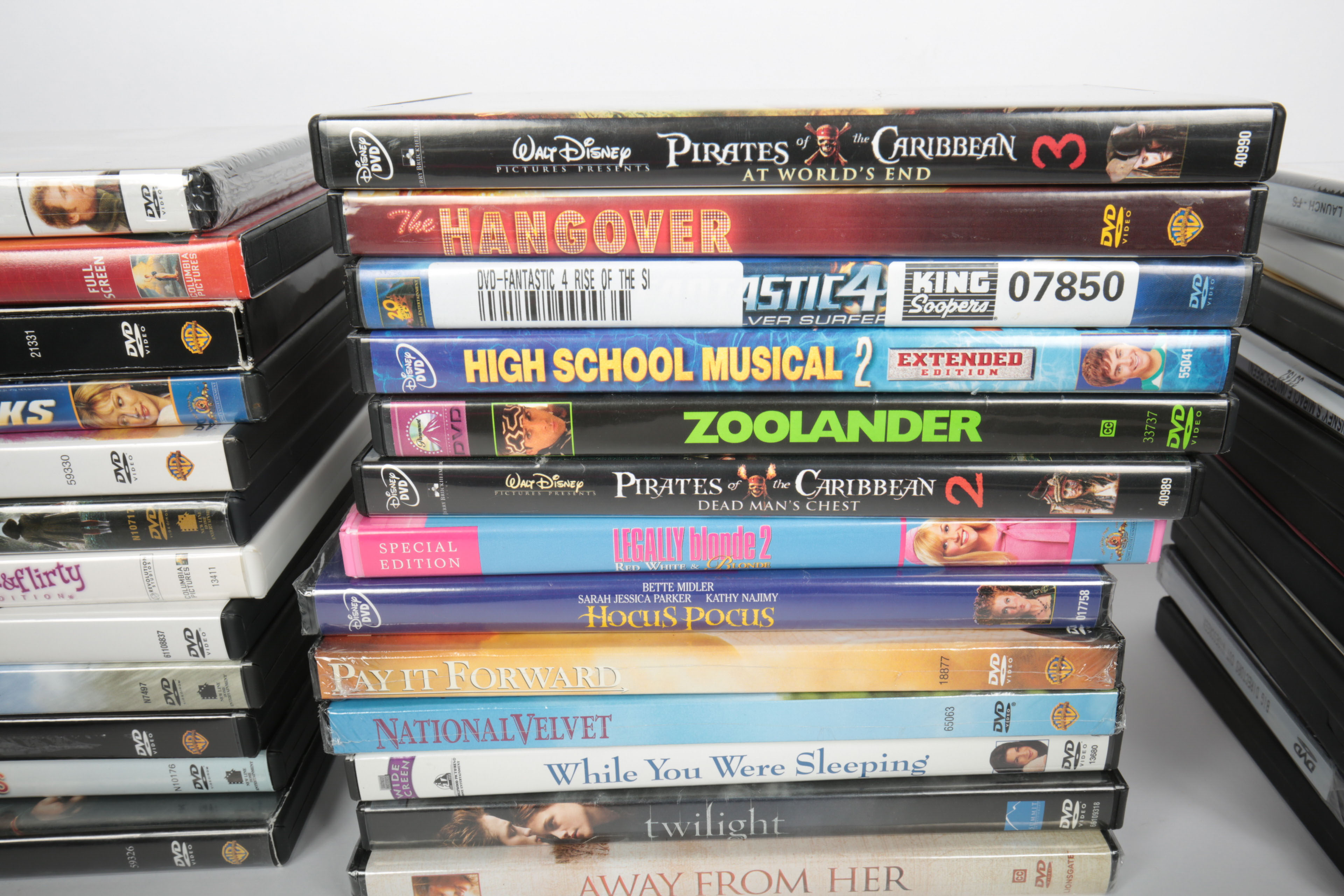 Over 100 Feature Film DVDs