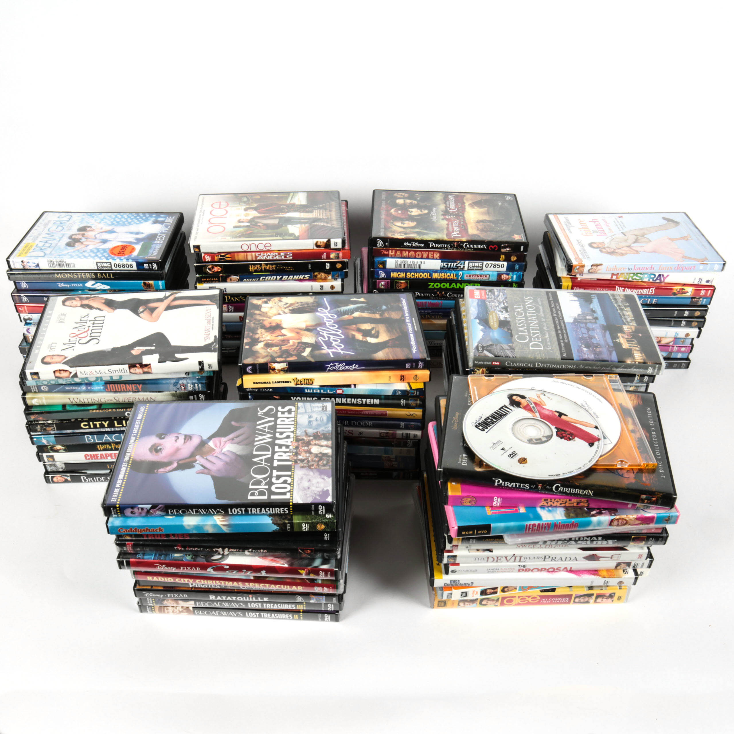 Over 100 Feature Film DVDs