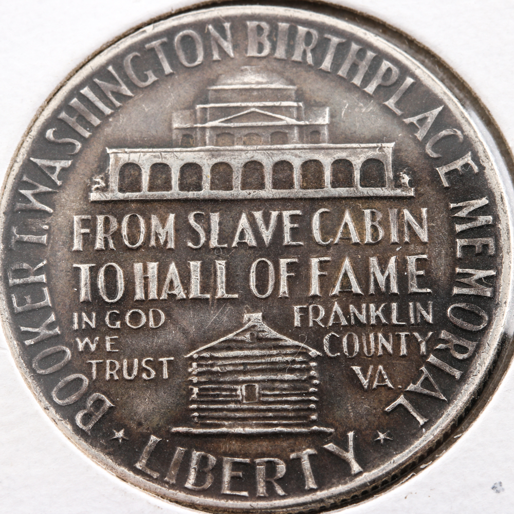 1946 Silver Commemorative Booker T. Washington Half Dollar