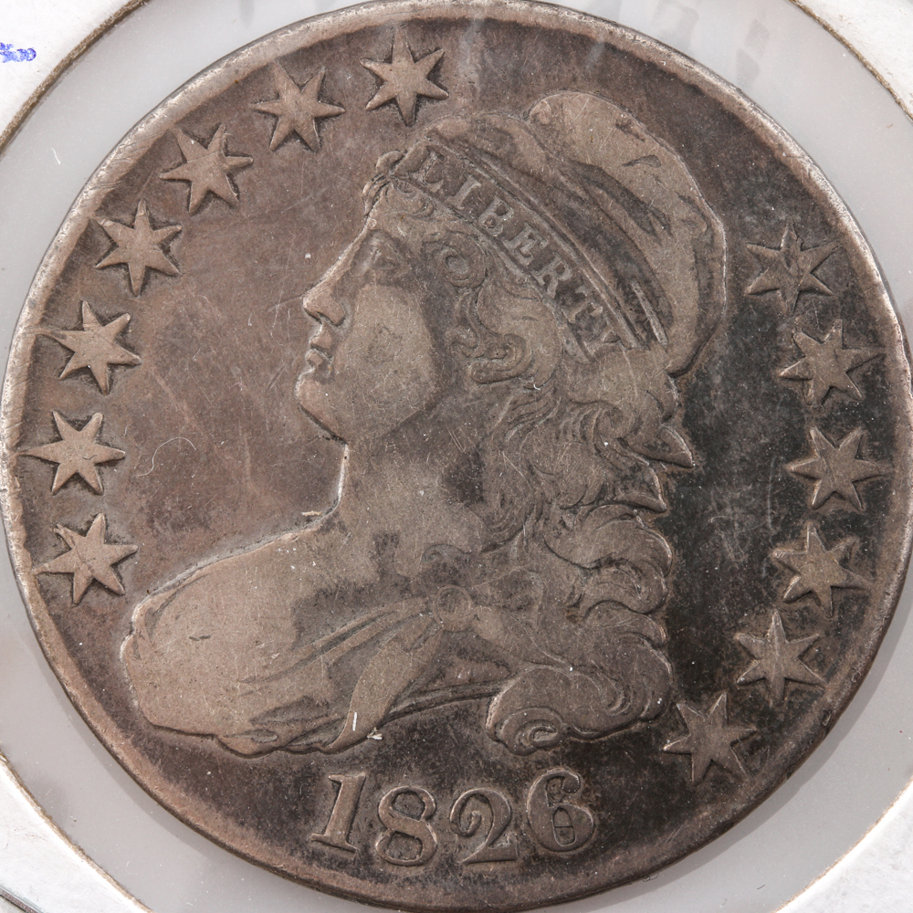 1826 Capped Bust Half Dollar