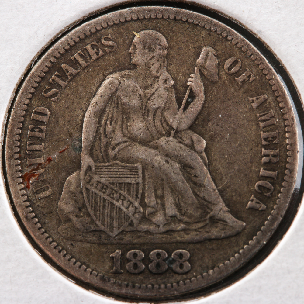 1888 Liberty Seated Dime