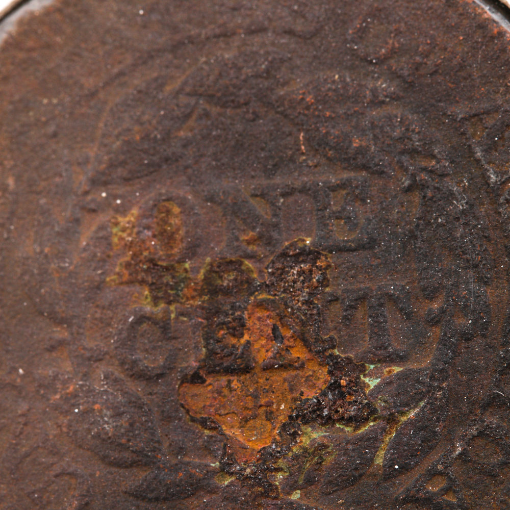 1855 Braided Hair Cent