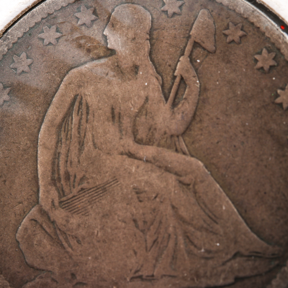 1844 Liberty Seated Half Dollar