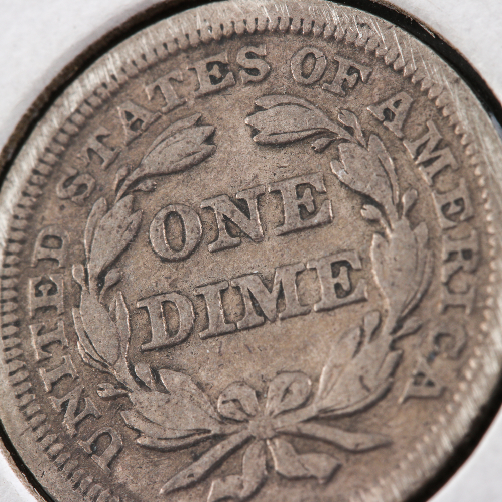 1853 Liberty Seated Dime